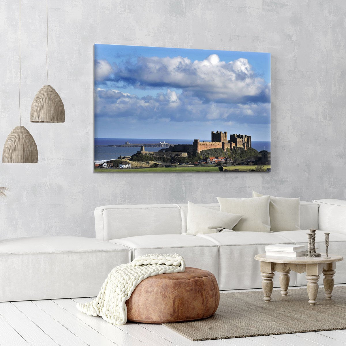 Bamburgh Castle Canvas Print or Poster
