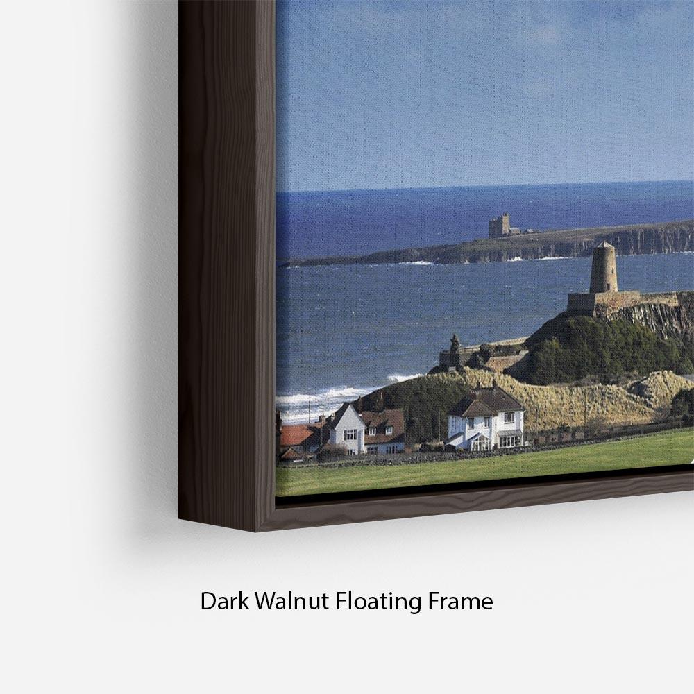 Bamburgh Castle Floating Frame Canvas - Canvas Art Rocks - 6