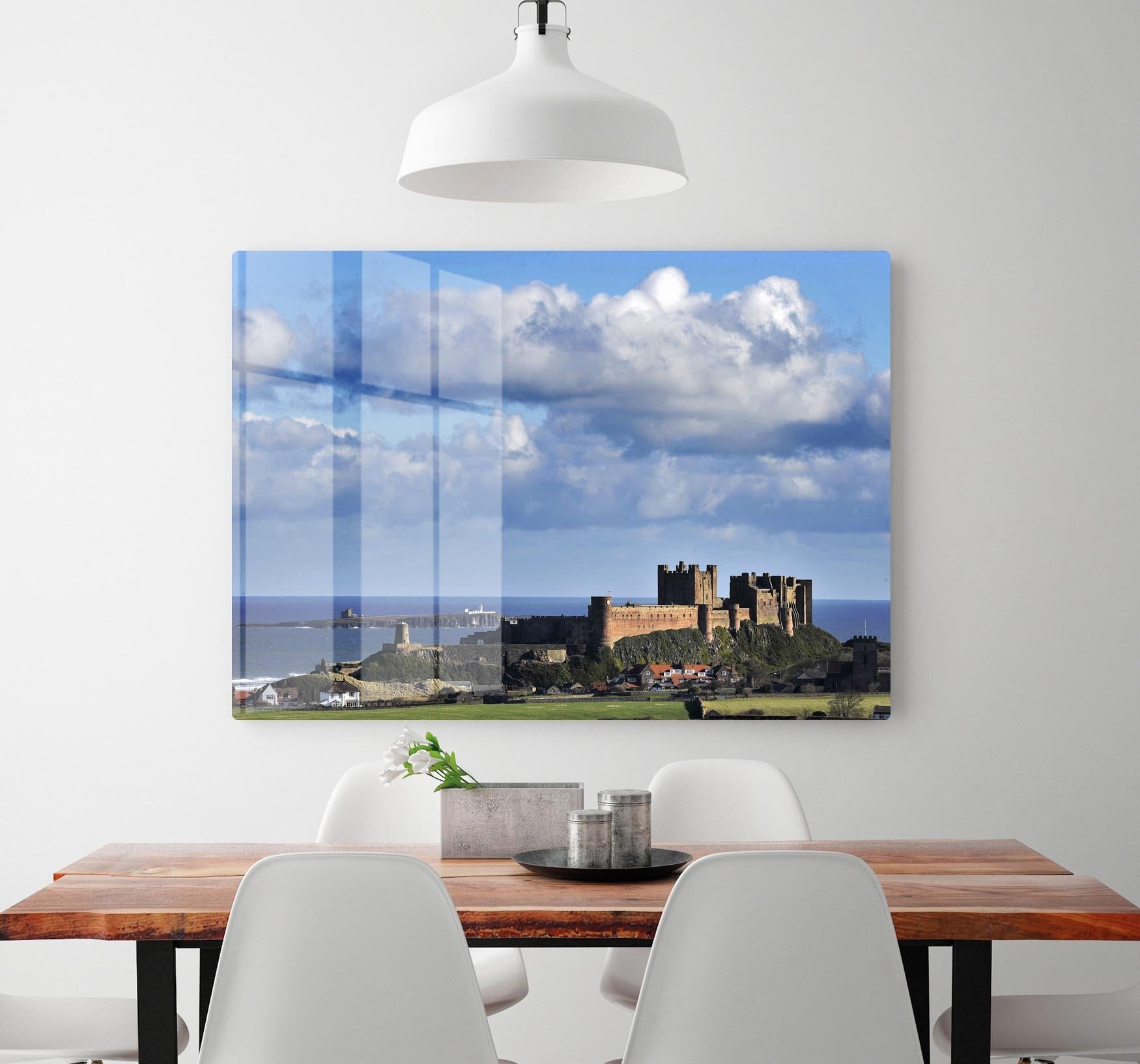 Bamburgh Castle HD Metal Print - Canvas Art Rocks - 2
