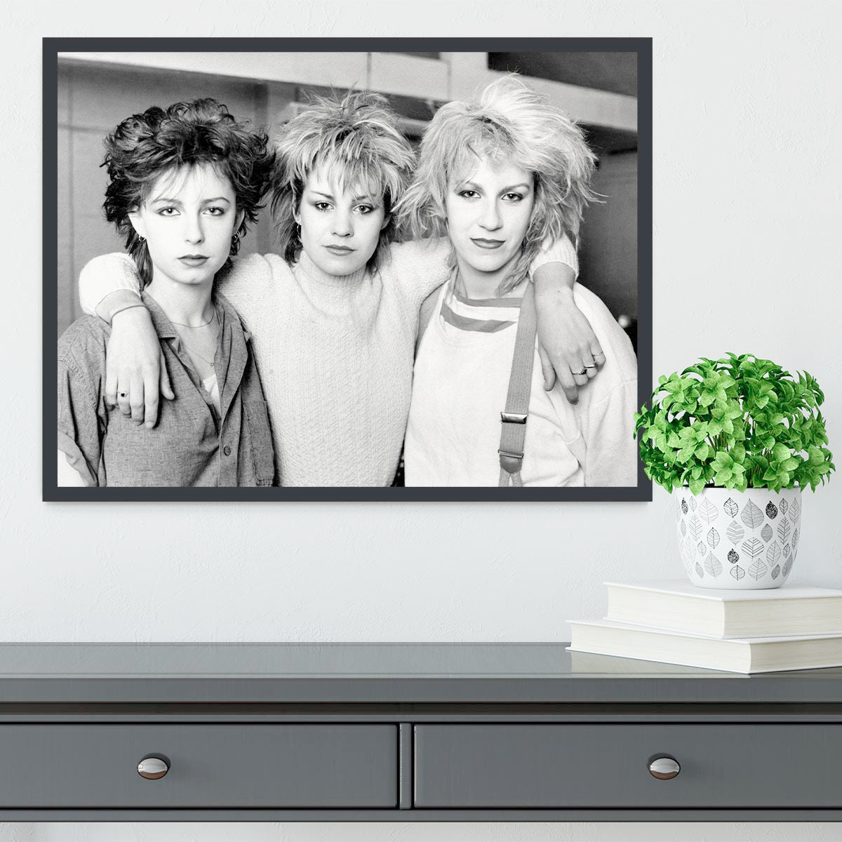 Bananarama together Framed Print - Canvas Art Rocks - 2