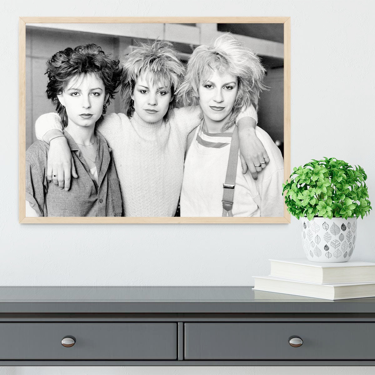 Bananarama together Framed Print - Canvas Art Rocks - 4