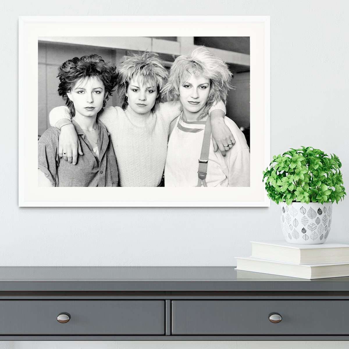 Bananarama together Framed Print - Canvas Art Rocks - 5