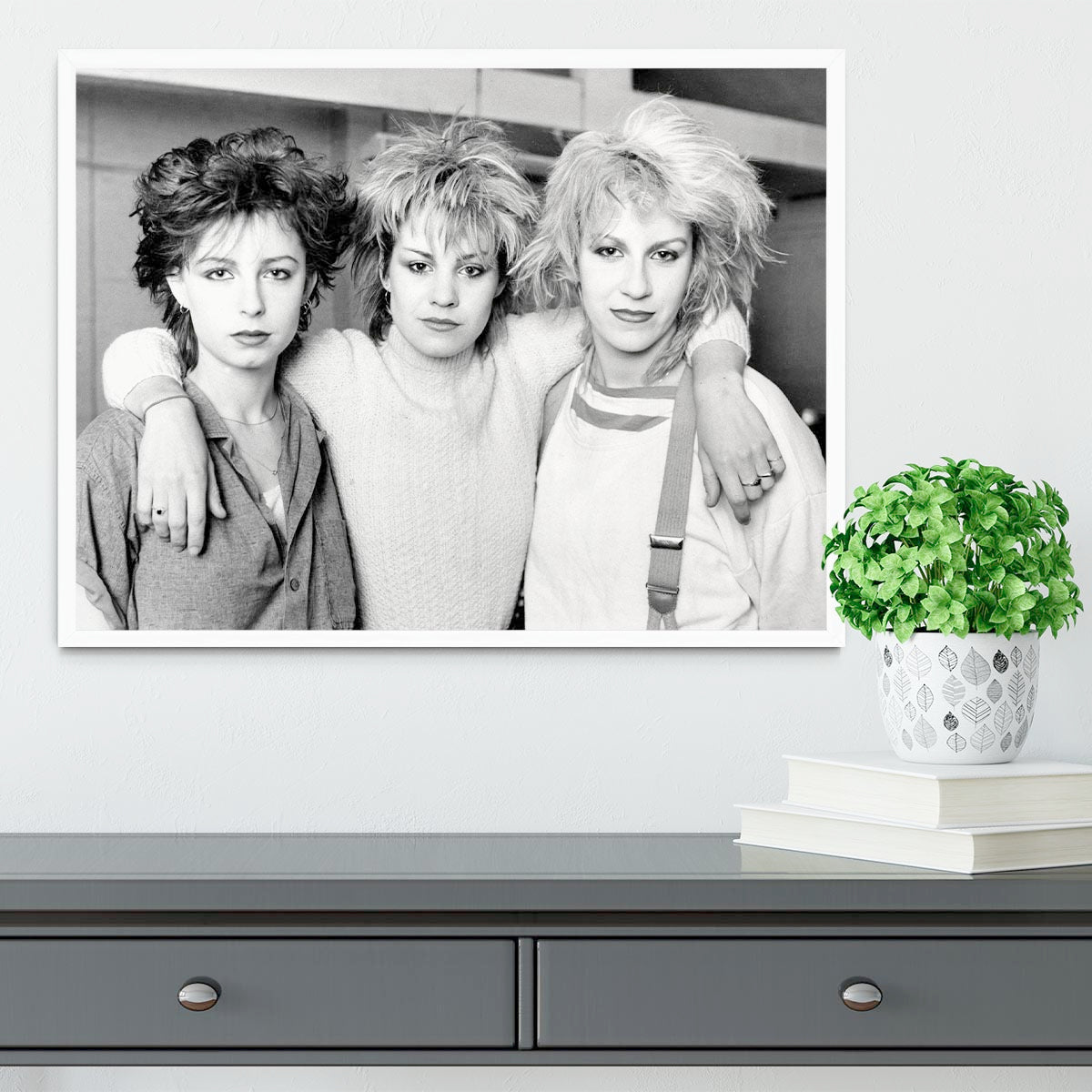 Bananarama together Framed Print - Canvas Art Rocks -6