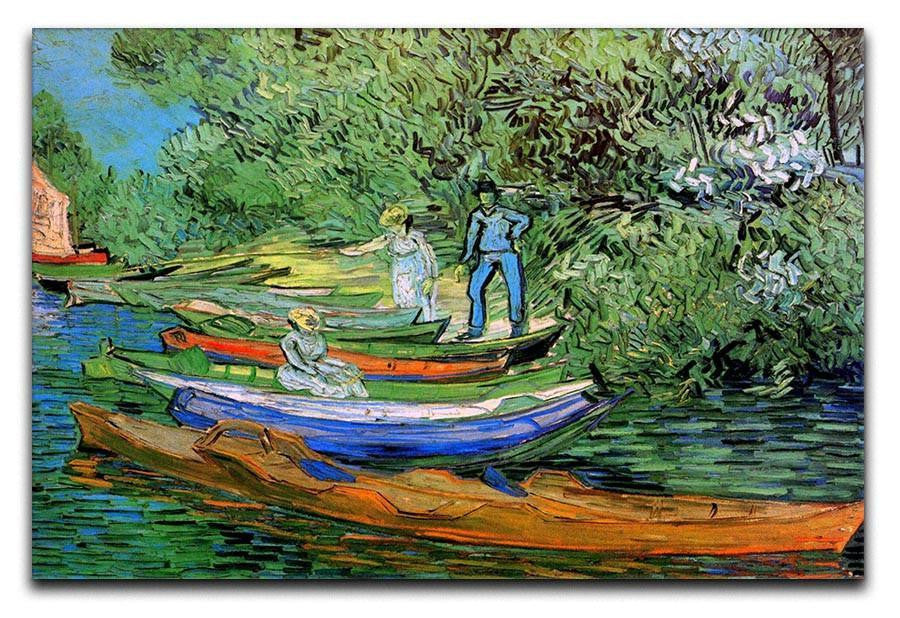 Bank of the Oise at Auvers by Van Gogh Canvas Print & Poster  - Canvas Art Rocks - 1