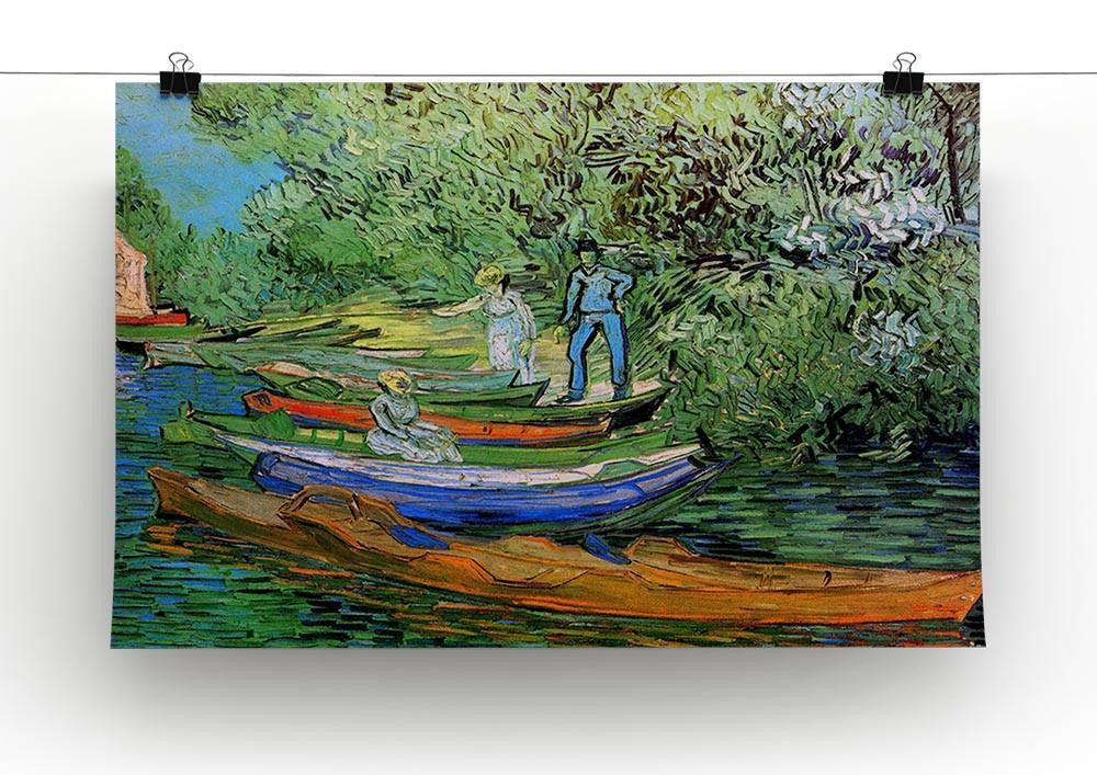 Bank of the Oise at Auvers by Van Gogh Canvas Print & Poster - Canvas Art Rocks - 2