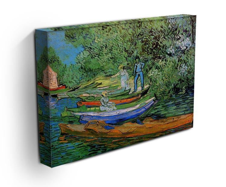 Bank of the Oise at Auvers by Van Gogh Canvas Print & Poster - Canvas Art Rocks - 3