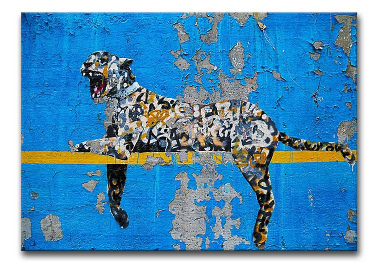 Banksy Cheetah Print - Canvas Art Rocks - 1