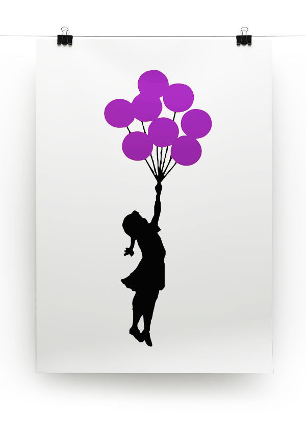 Banksy Flying Balloon Girl Print - Canvas Art Rocks - 7