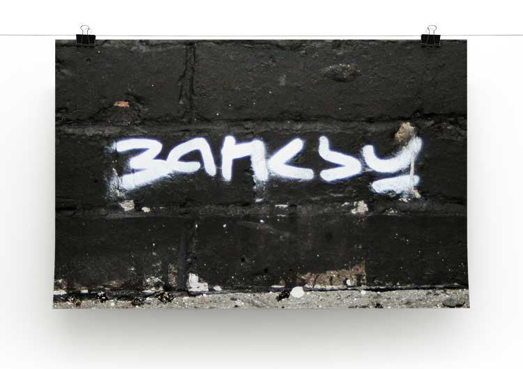 Banksy Signature Tag Print - Canvas Art Rocks - 2