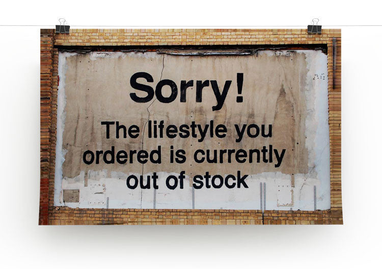 Banksy The Lifestyle You Ordered Print - Canvas Art Rocks - 2