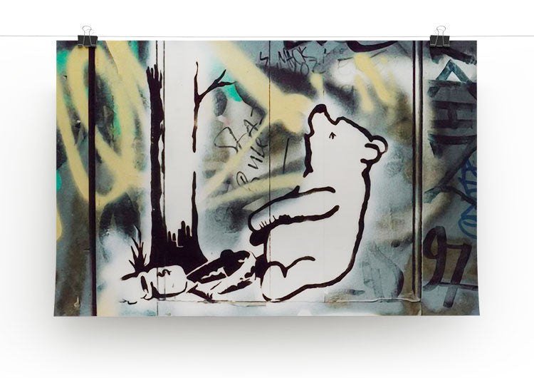 Banksy Winnie the Pooh Print - Canvas Art Rocks - 2