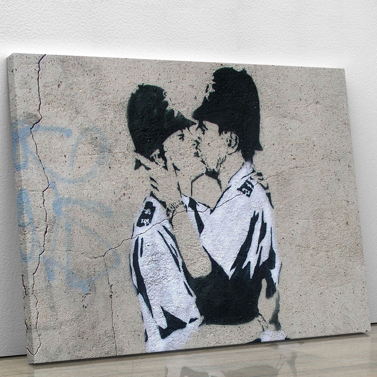 Banksy - Kissing Cops print by Editors Choice