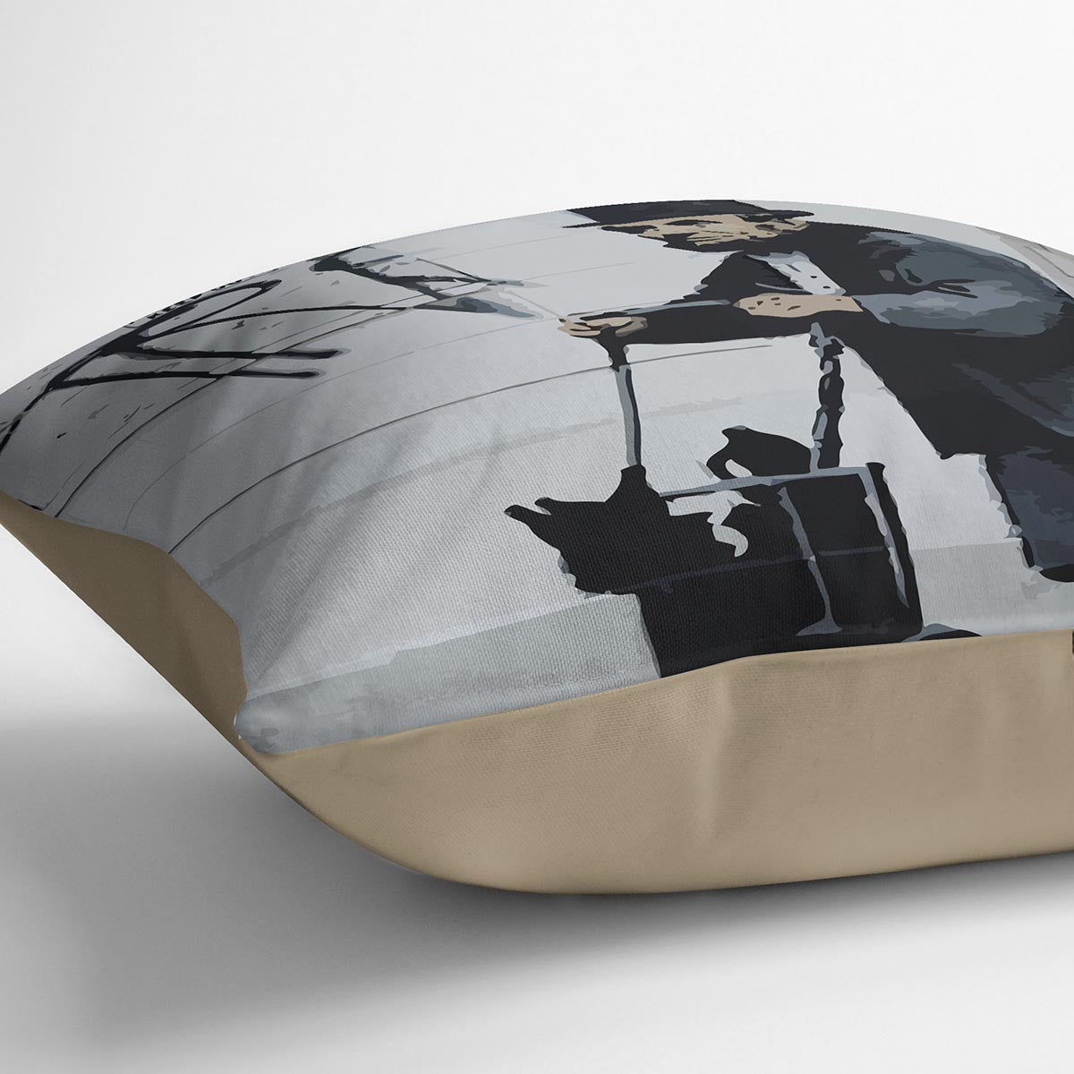 Banksy Abraham Lincoln Cushion