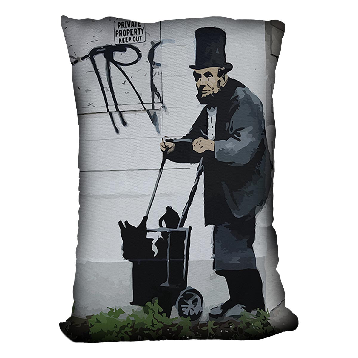 Banksy Abraham Lincoln Cushion