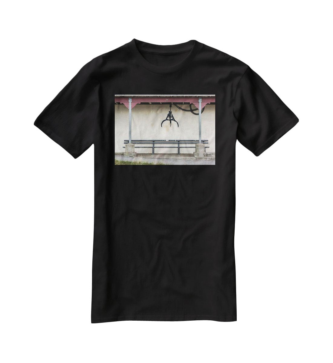 Banksy Amusement Arcade Crane T-Shirt - Canvas Art Rocks - 1