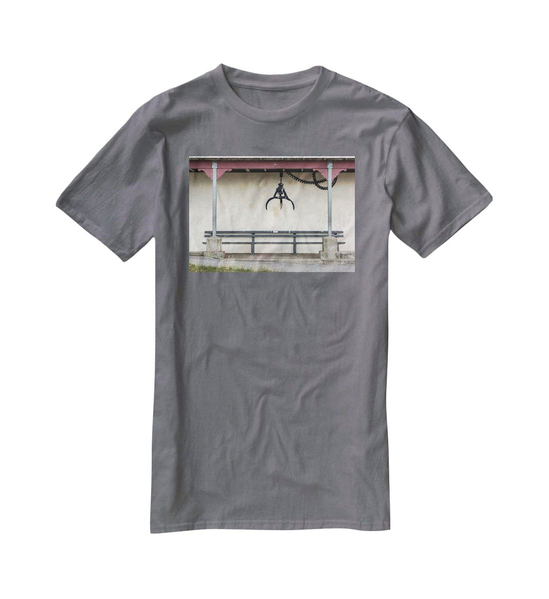 Banksy Amusement Arcade Crane T-Shirt - Canvas Art Rocks - 3