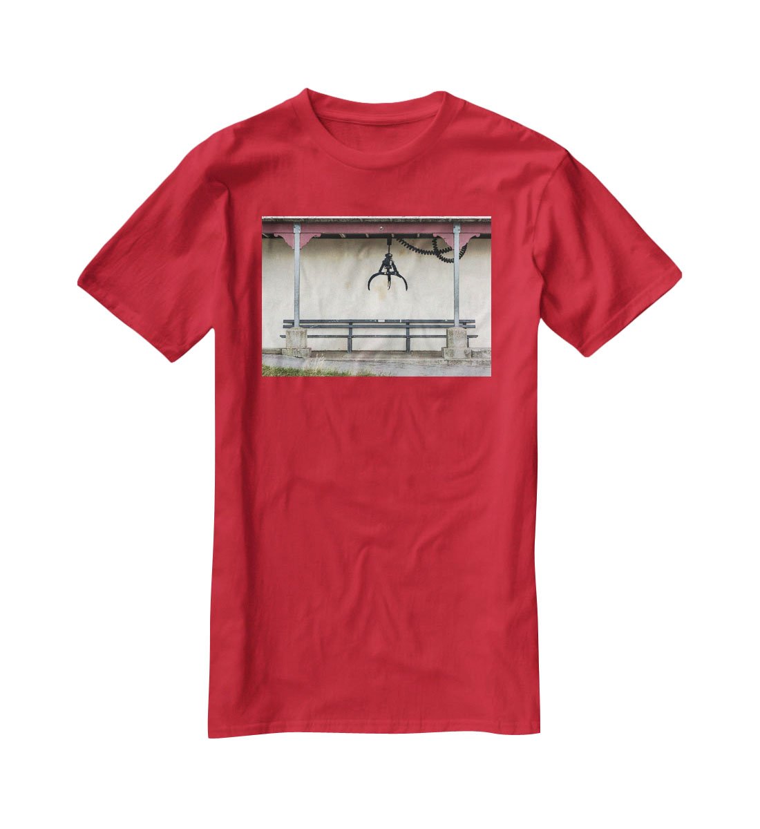 Banksy Amusement Arcade Crane T-Shirt - Canvas Art Rocks - 4