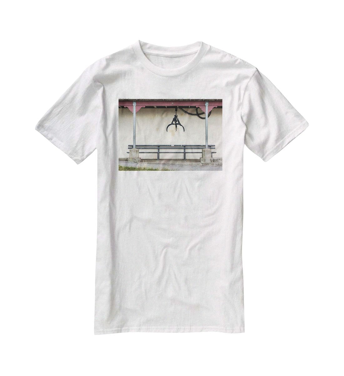 Banksy Amusement Arcade Crane T-Shirt - Canvas Art Rocks - 5