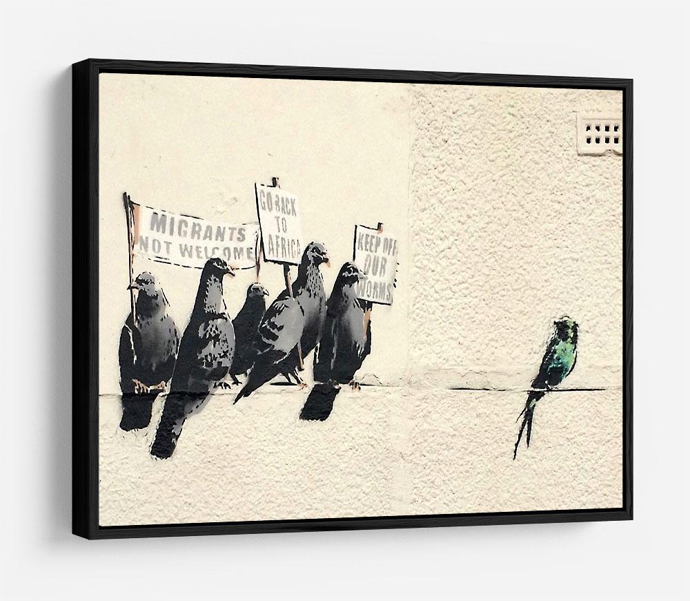 Banksy Anti-Immigration Birds HD Metal Print