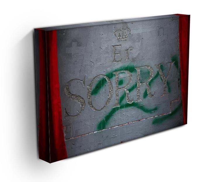 Banksy Apology Party For Palestinians Canvas Print or Poster - Canvas Art Rocks - 3