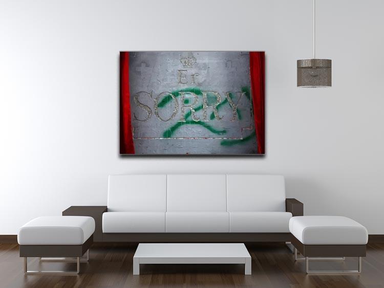 Banksy Apology Party For Palestinians Canvas Print or Poster - Canvas Art Rocks - 4