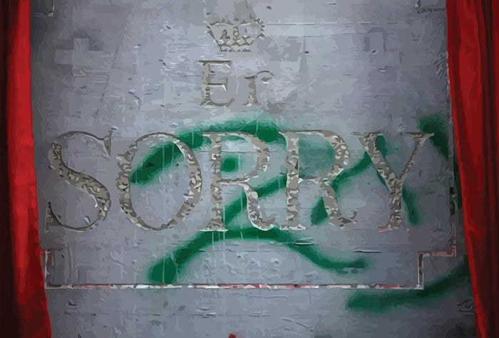 Banksy Apology Party For Palestinians Wall Mural Wallpaper