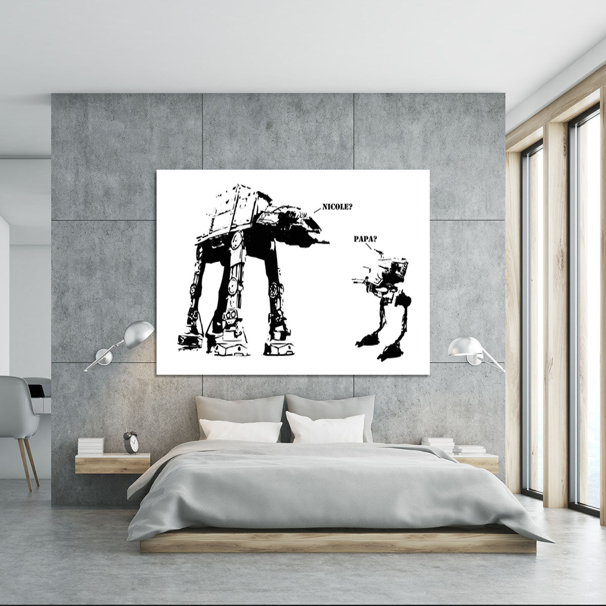 Banksy Atat Canvas Print or Poster - Canvas Art Rocks - 5