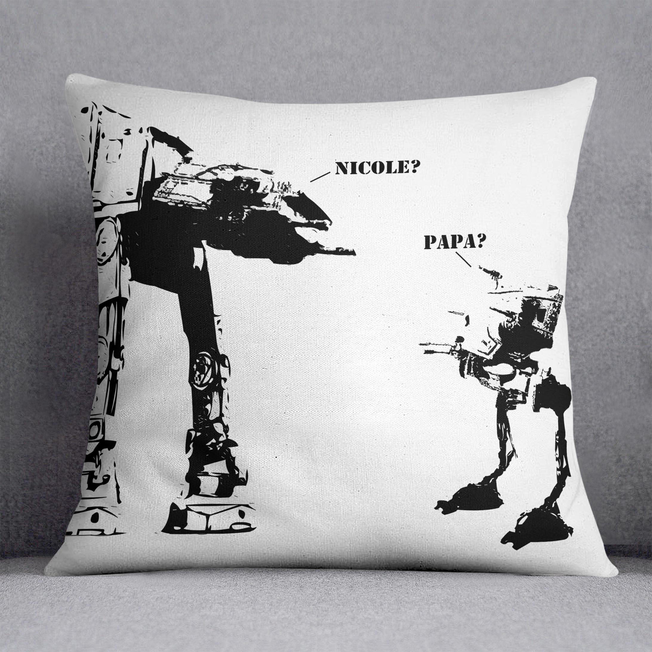 Banksy Atat Cushion