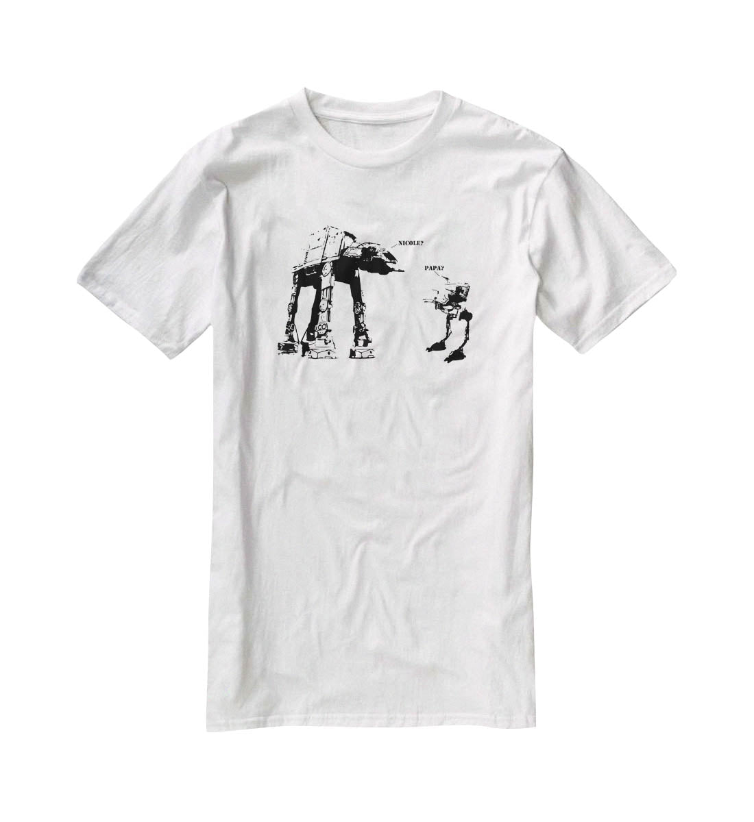 Banksy Atat T-Shirt - Canvas Art Rocks - 5