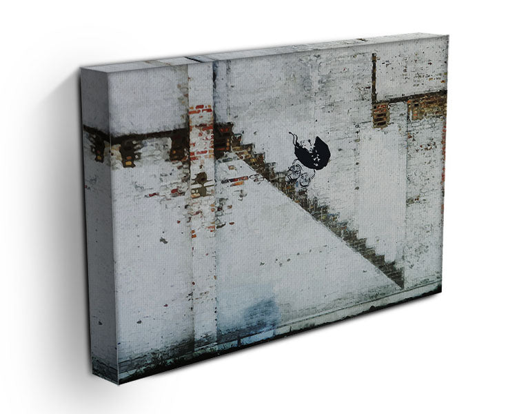Banksy Baby Carriage Canvas Print or Poster - Canvas Art Rocks - 3