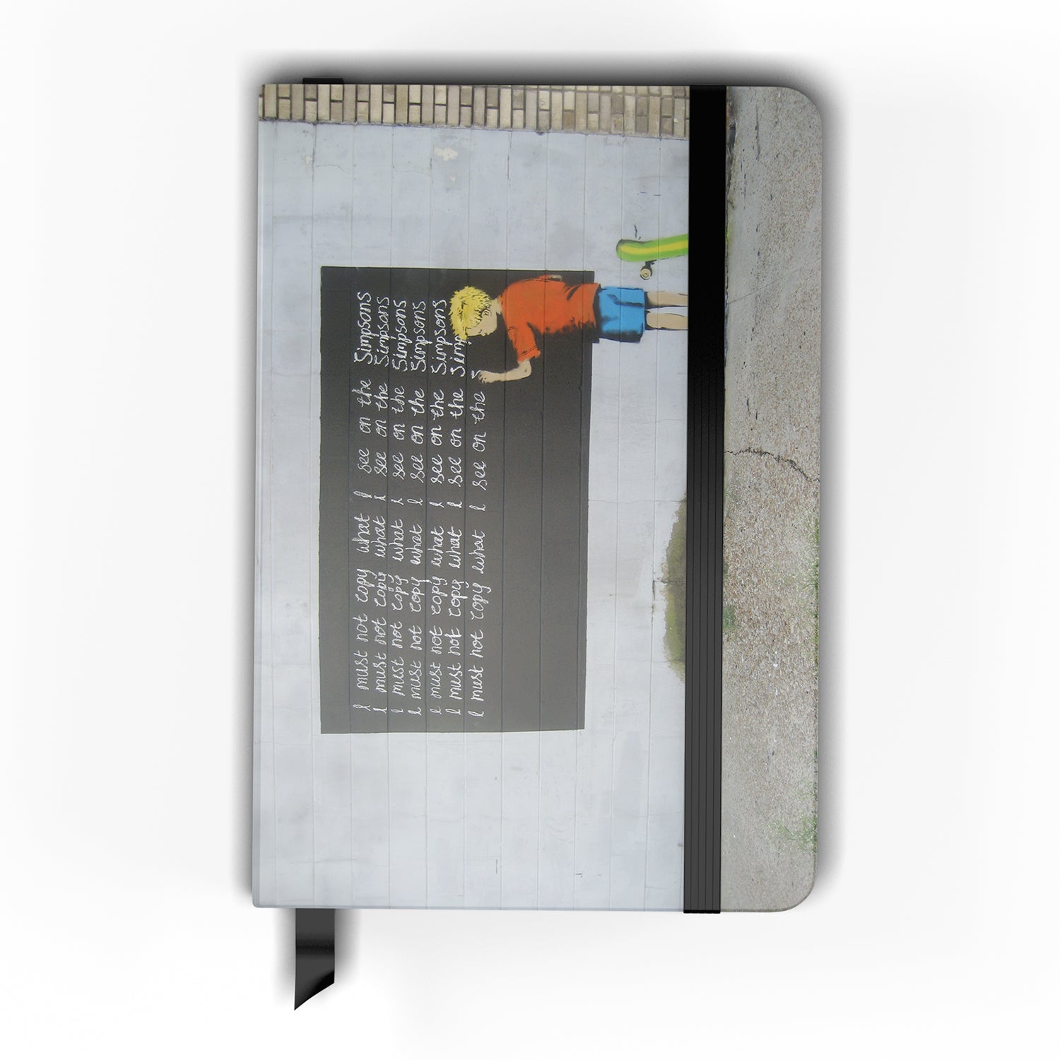 Banksy Bart Simpson Notebook