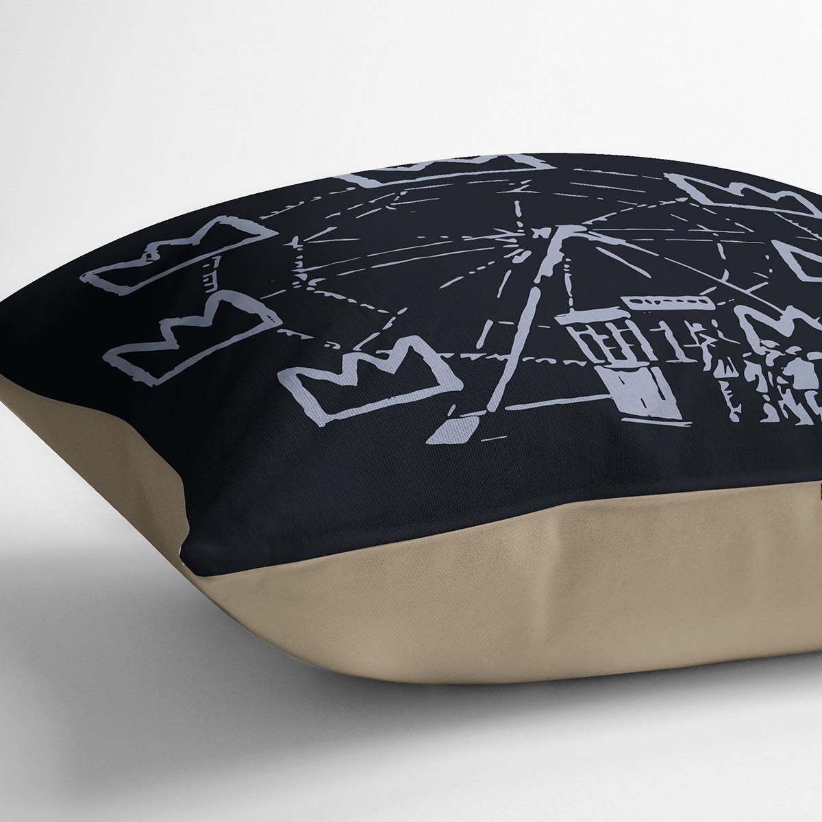 Banksy Basquiat Ferris Wheel Cushion