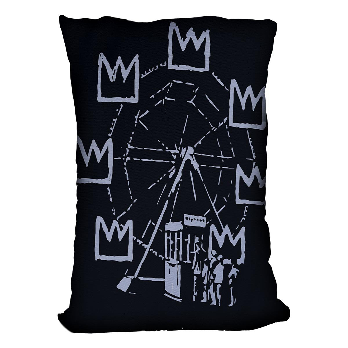 Banksy Basquiat Ferris Wheel Cushion