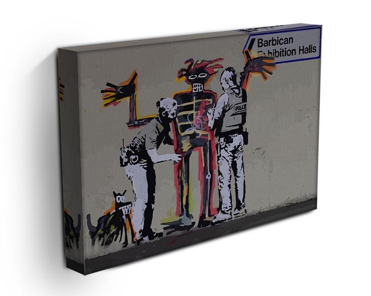 Banksy Basquiat Metropolitan Police Canvas Print or Poster - Canvas Art Rocks - 3