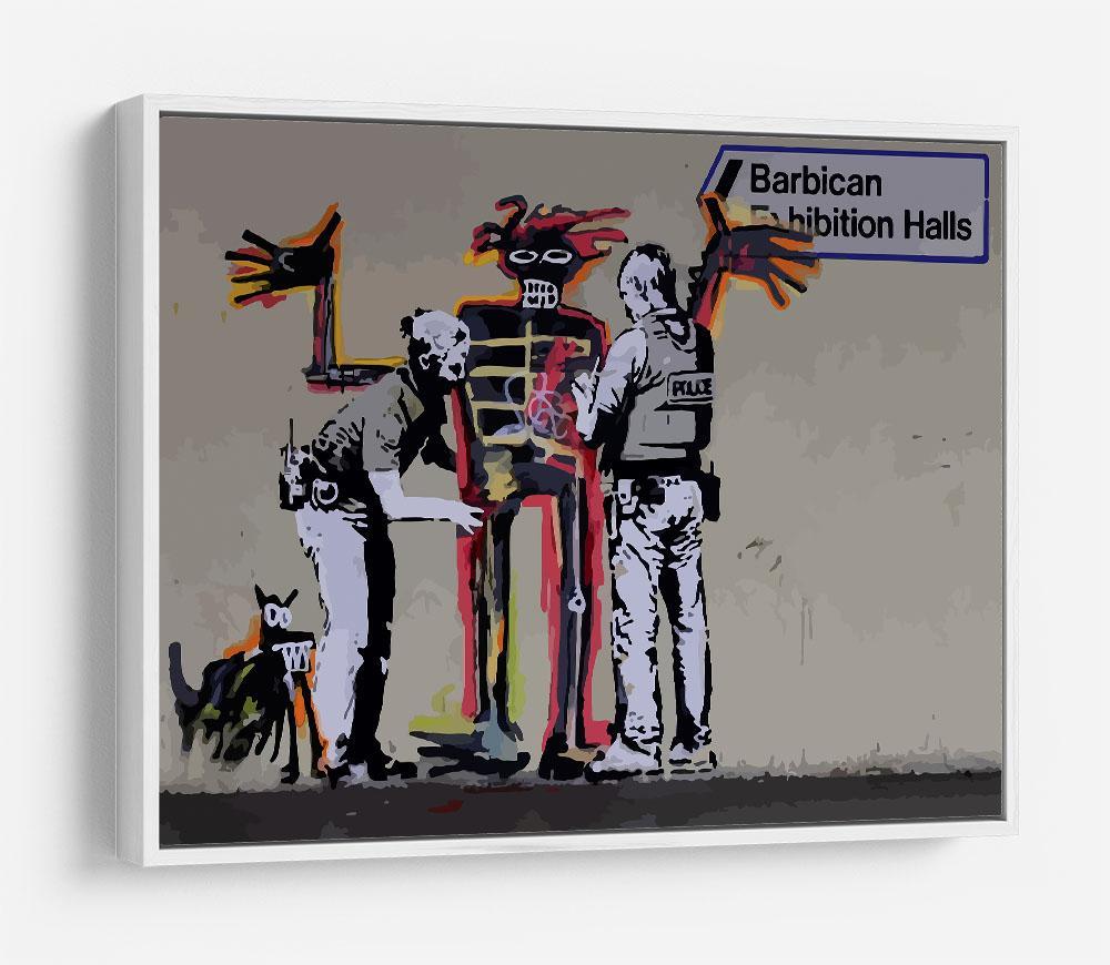 Banksy Basquiat Metropolitan Police HD Metal Print
