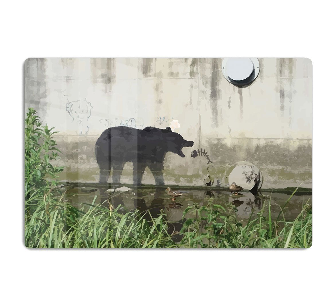 Banksy Bear HD Metal Print