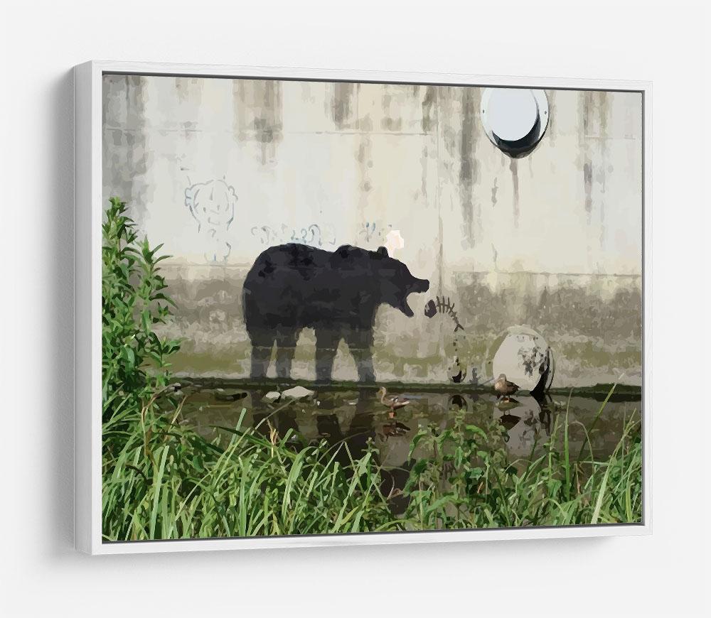 Banksy Bear HD Metal Print