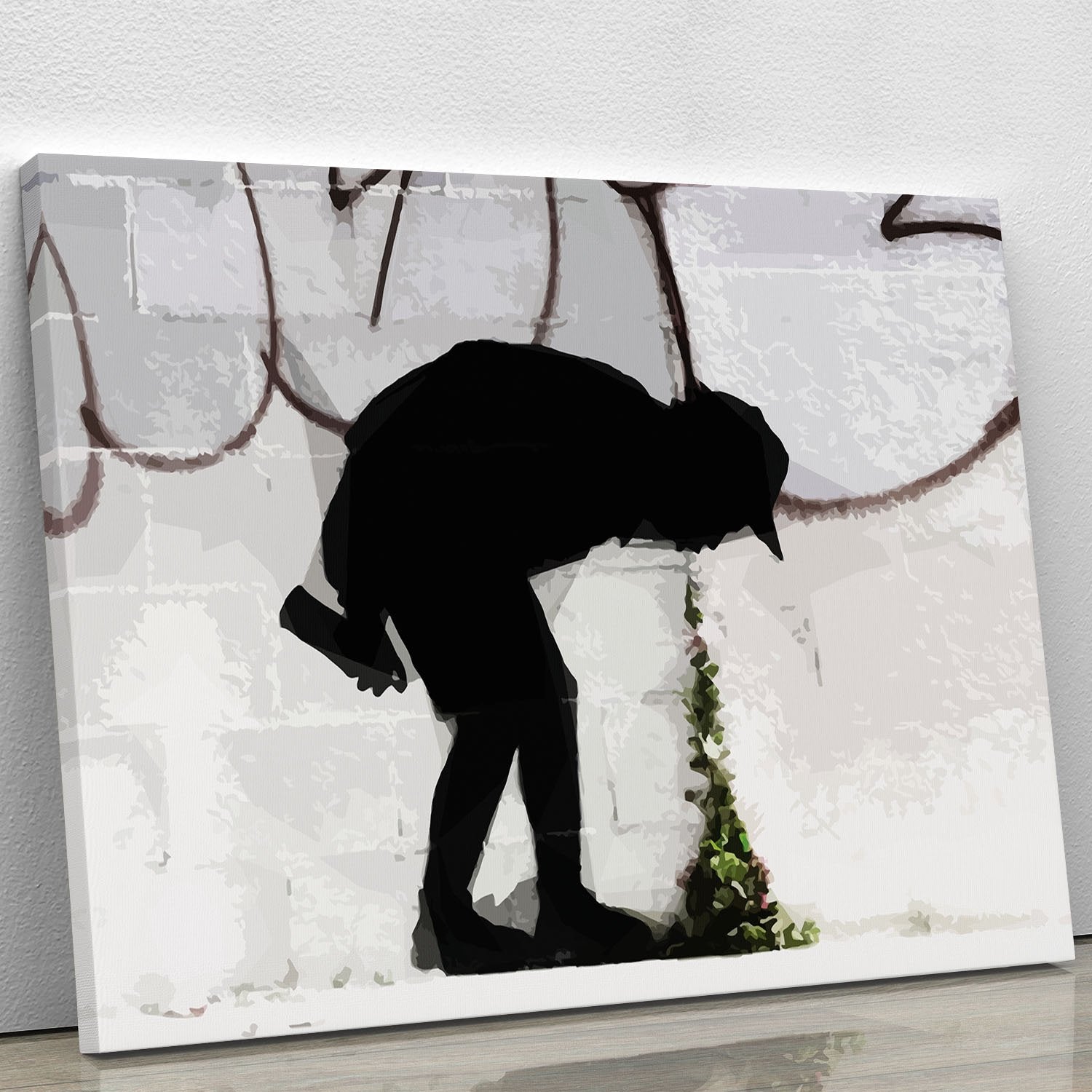 Banksy Better Out Than In Canvas Print or Poster