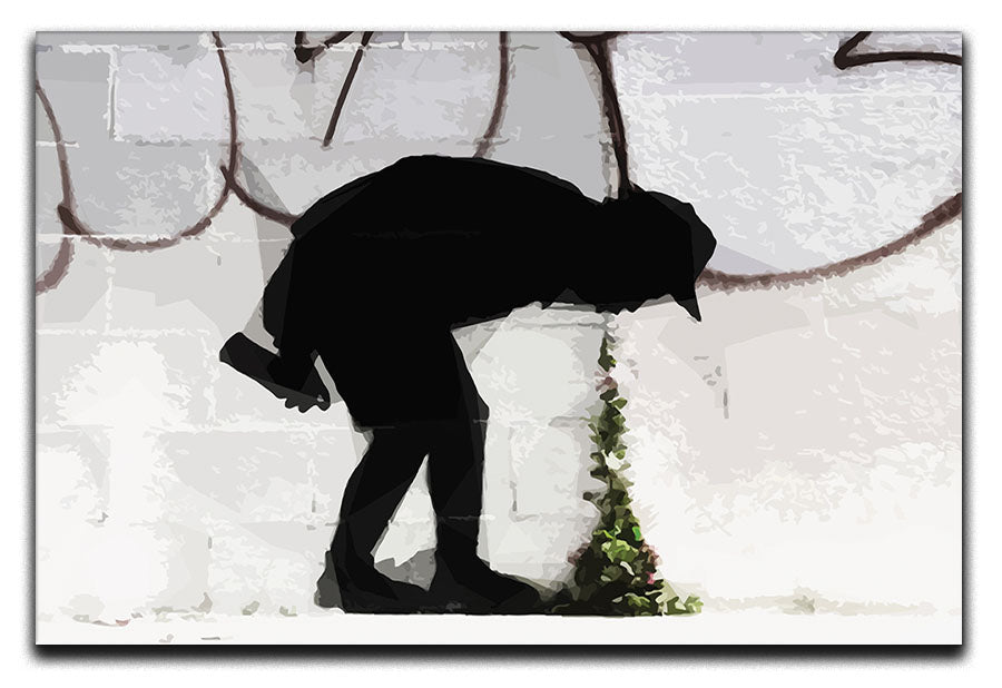 Banksy Better Out Than In Canvas Print or Poster - Canvas Art Rocks - 1