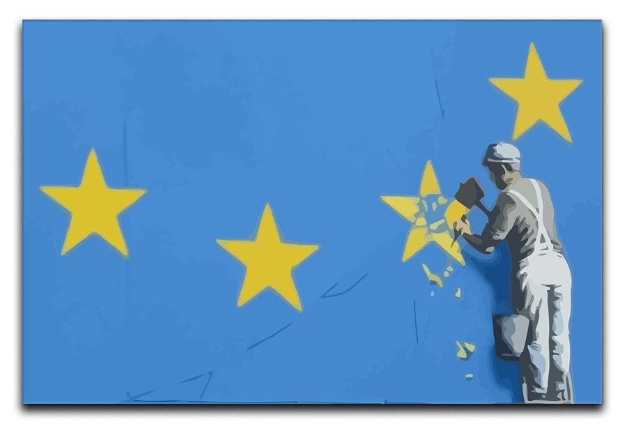 Banksy Brexit Star Dover Canvas Print & Poster - US Canvas Art Rocks