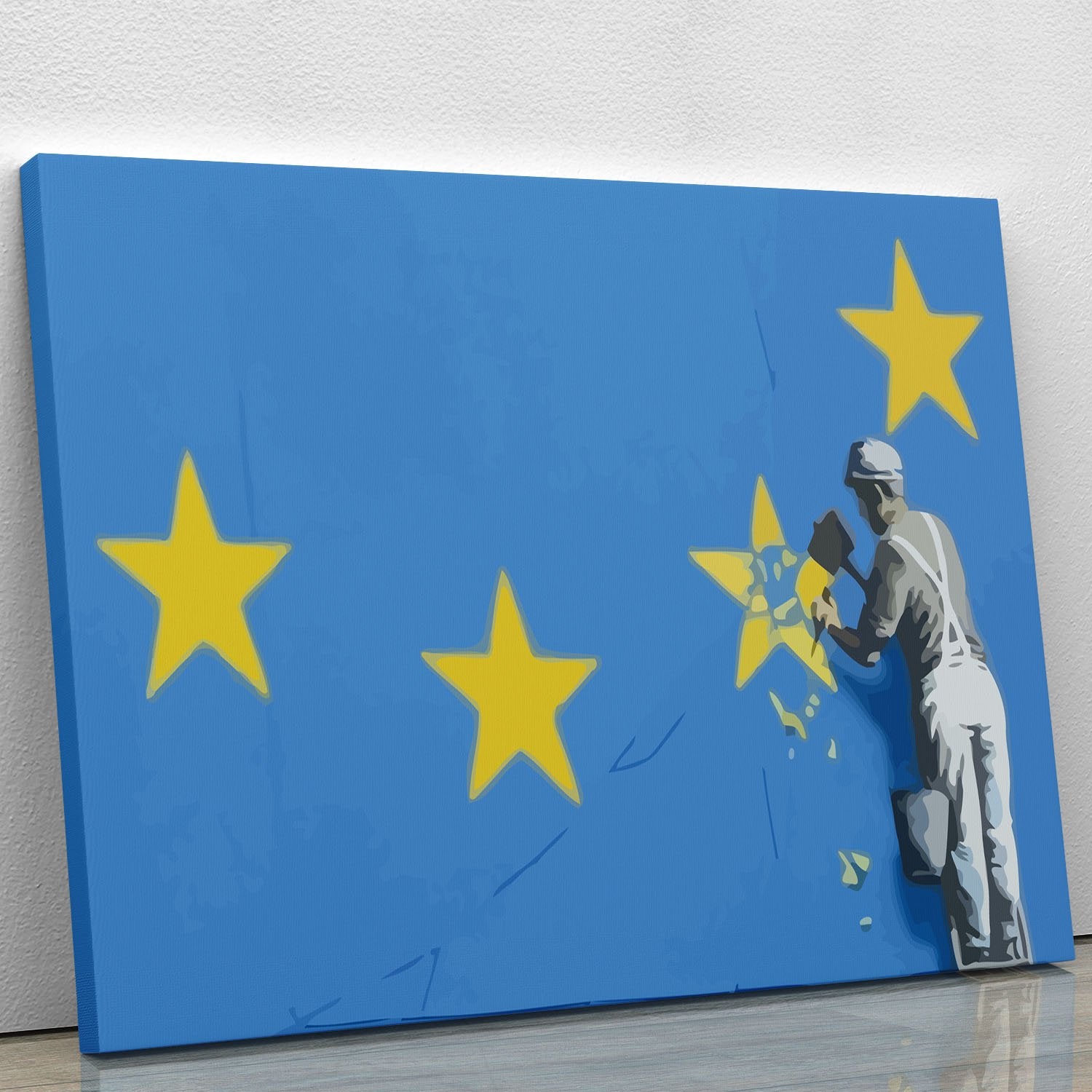 Banksy Brexit Star Dover Canvas Print or Poster