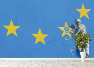 Banksy Brexit Star Dover Wall Mural Wallpaper - Canvas Art Rocks - 4