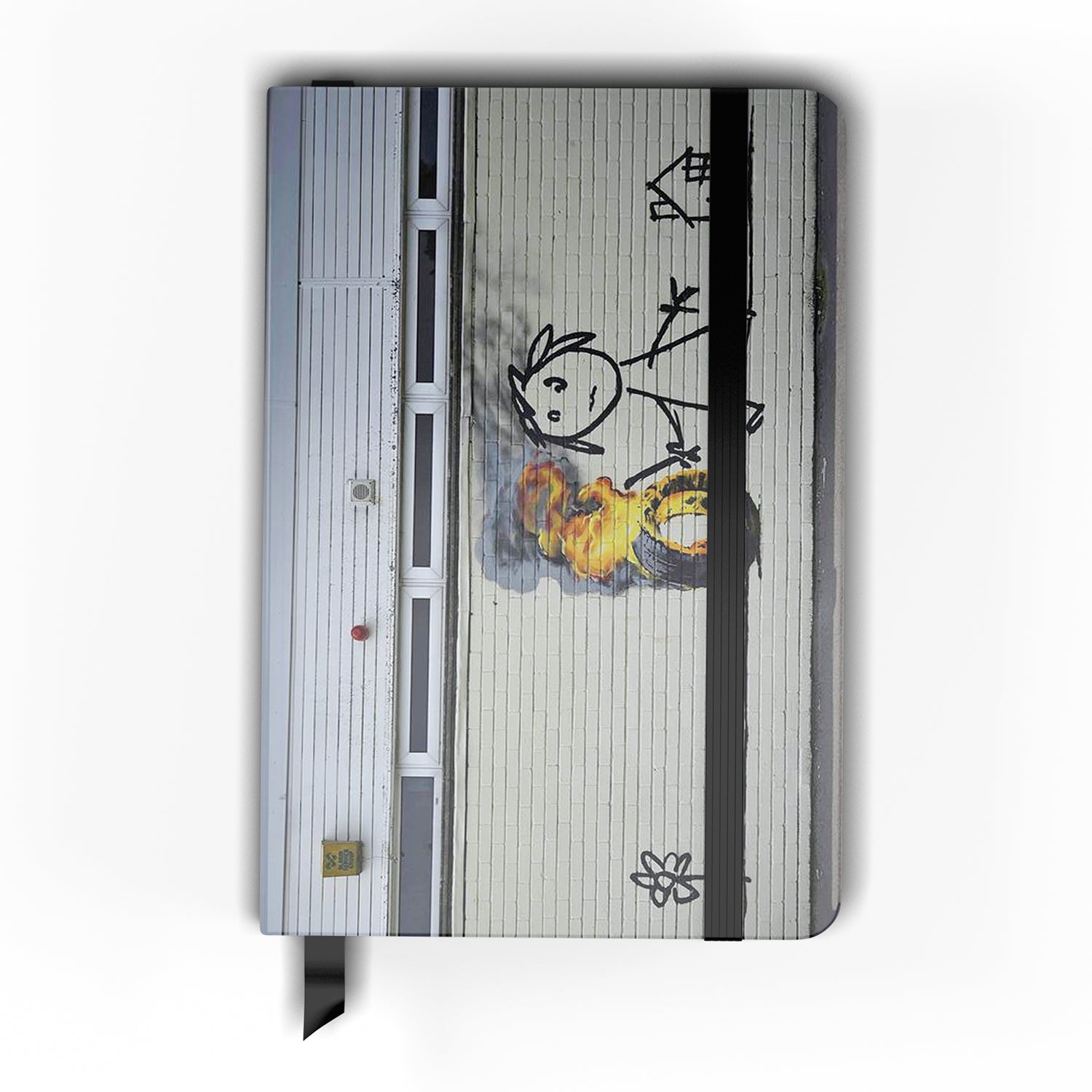 Banksy Burning Tyre Notebook