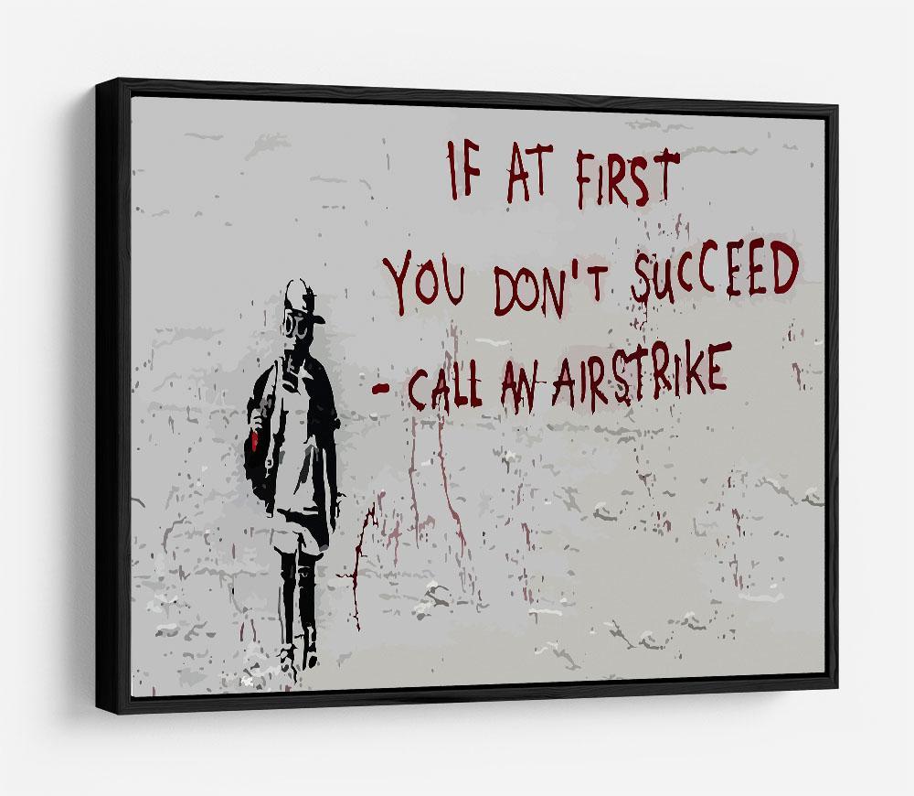 Banksy Call An Airstrike HD Metal Print