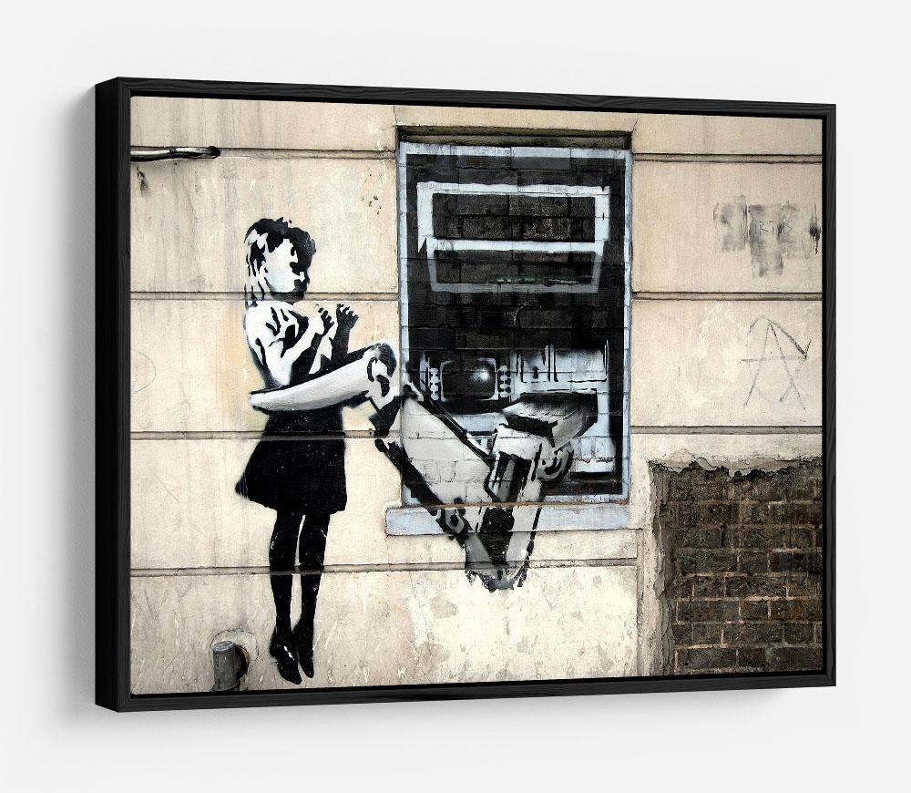 Banksy Cash Machine Girl HD Metal Print
