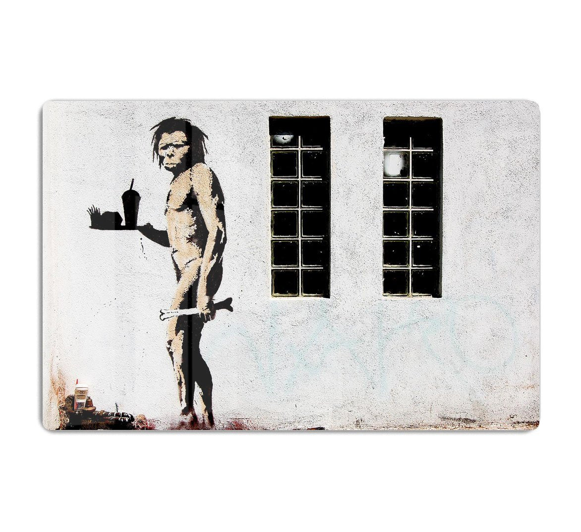 Banksy Caveman Takeaway HD Metal Print