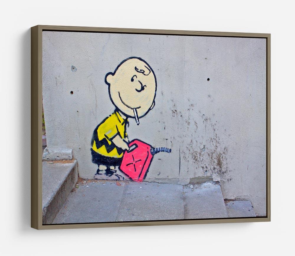 Banksy Charlie Brown - Naughty Boy HD Metal Print