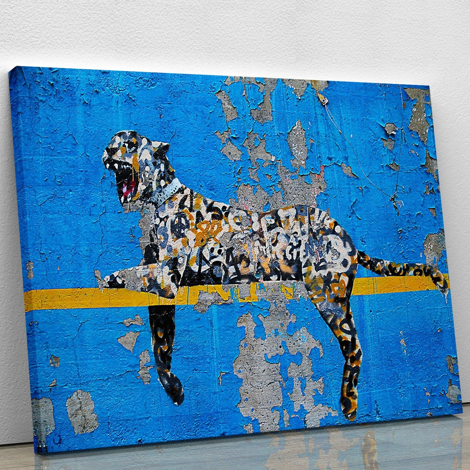 Banksy Cheetah Canvas Print or Poster