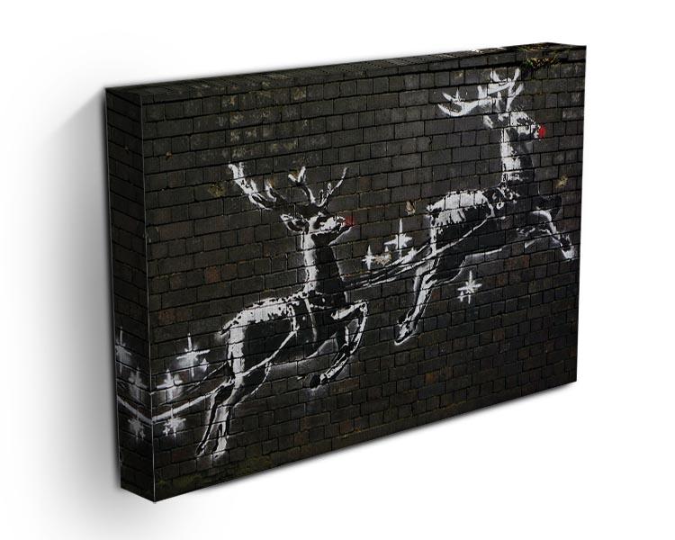 Banksy Christmas Canvas Print or Poster - Canvas Art Rocks - 3