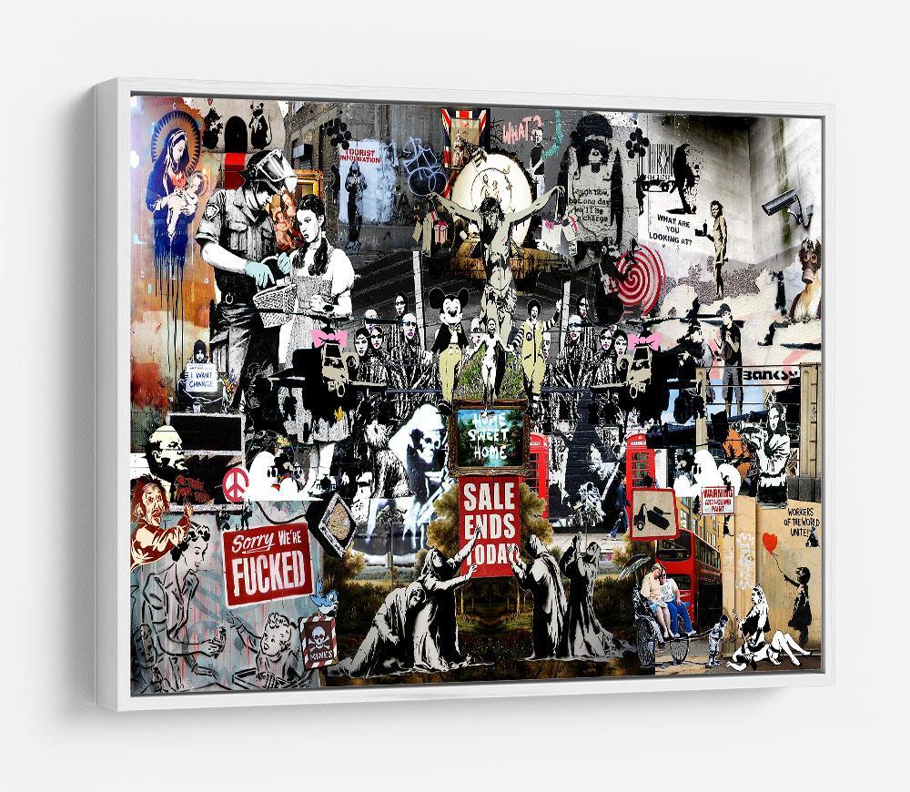 Banksy Collage HD Metal Print